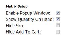 popup window checkbox